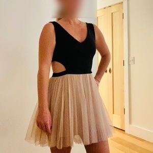 Tulle Cutaway Dress